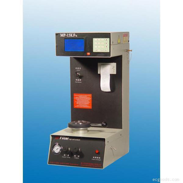 滤芯(滤材)孔径过滤精度试验台