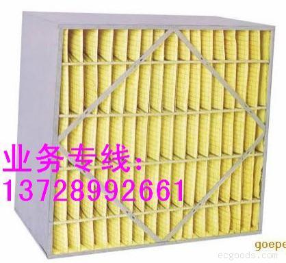 大折式中效空气过滤器