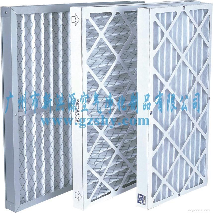 折叠式粗效过滤器pleated filter,coarse filter,pre-filter