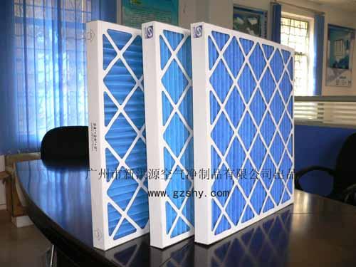 兰色纸框粗效过滤网