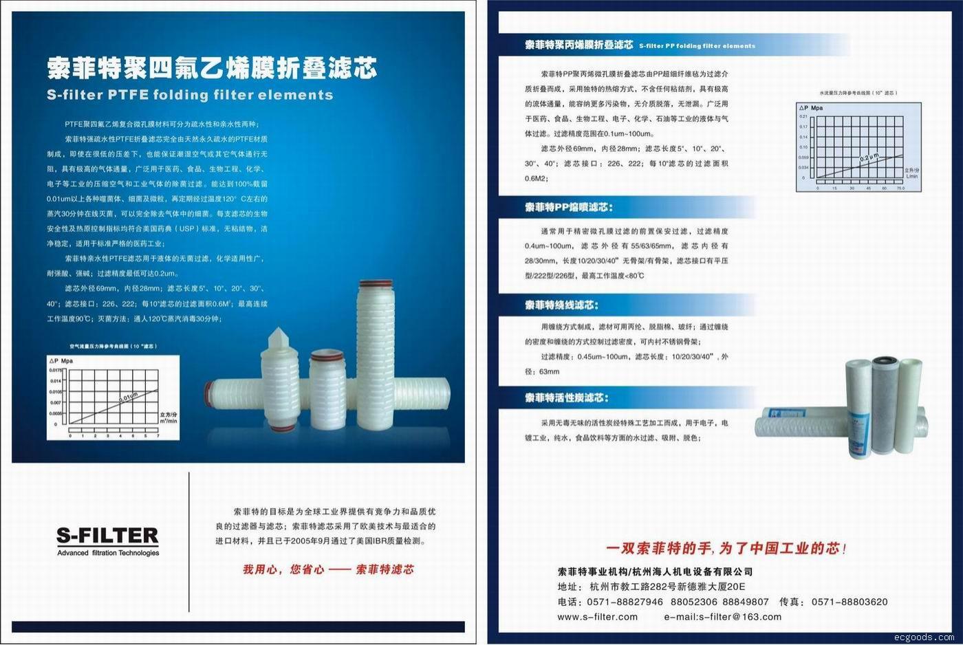 微孔膜折叠滤芯