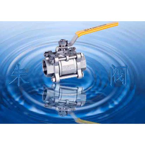 三片式螺纹球阀，不锈钢螺纹球阀