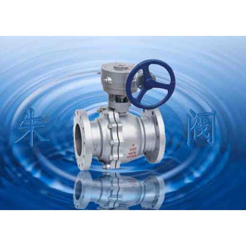 涡轮球阀，法兰球阀