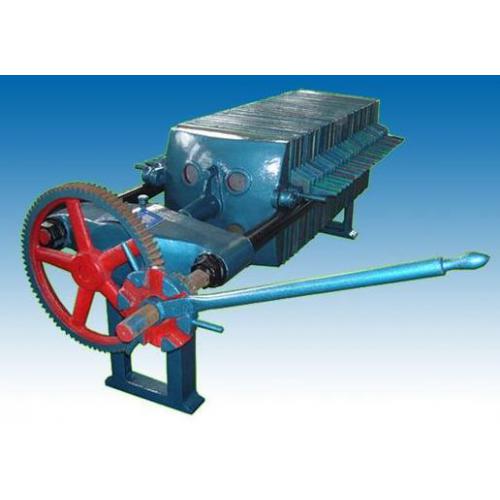 豪源小型手动千斤顶压滤机