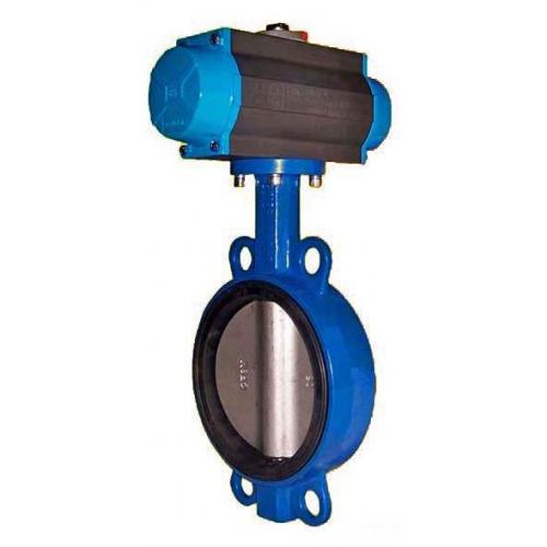 气动对夹式软密封蝶阀