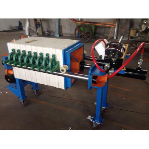 小型板框压滤机,手动液压压滤机,手动千斤顶压滤机