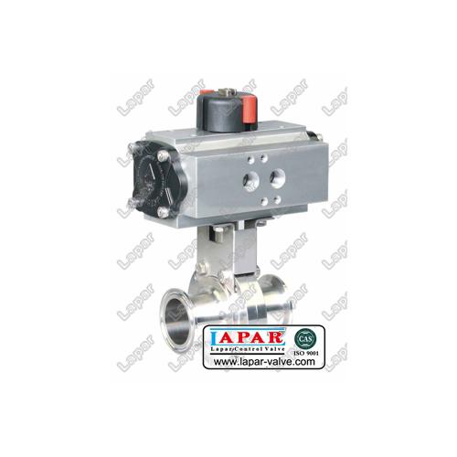 不锈钢气动卫生级蝶阀