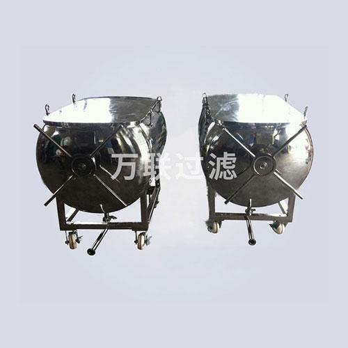 封闭式无渗漏卧式板框