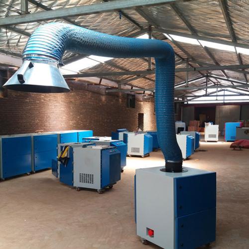 移动式焊烟净化器 烟雾除尘设备 焊接车间单双臂焊烟机