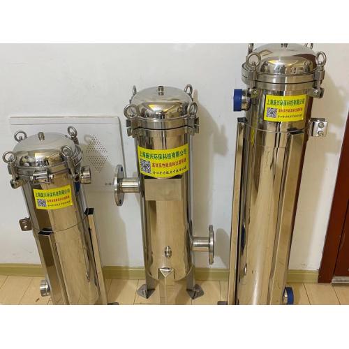 袋式精密过滤器304不锈钢前置2号袋网井水自来水食用油酒漆化
