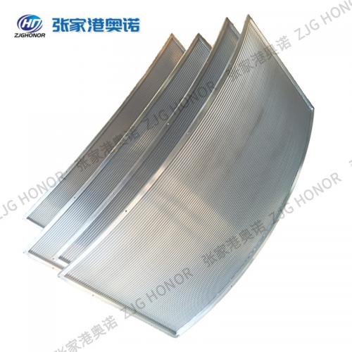 不锈钢条缝筛网 脱泥楔形网弧形压力曲筛