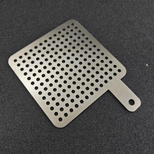 TA1/TA2 带手柄钛冲孔板 化工用多孔钛分布器 定制耐腐